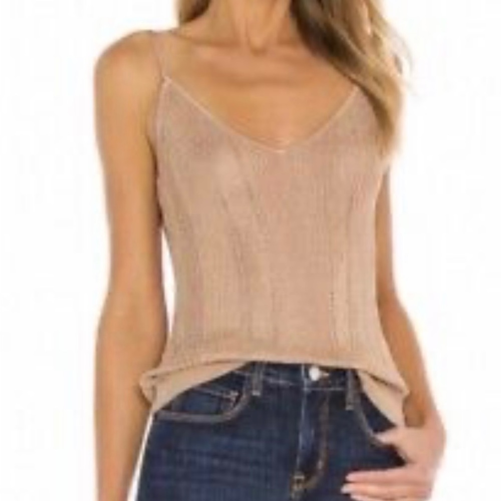 NET L’AGENCE Hayek knit Cami rose pink XS